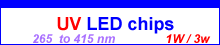 Ultraviolet/UV LED chips