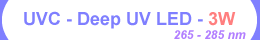 High power UVC - Deep UV LED chips 1W ( 3535 packing )( 265nm - 285nm ) - Chingtek.net